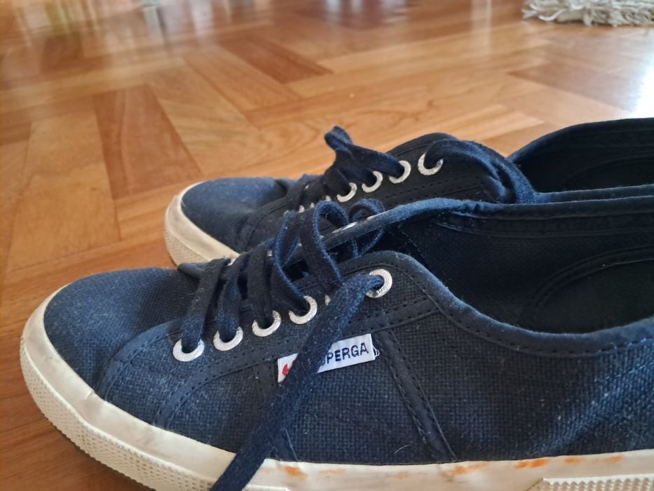 Sapatos superga azuis
