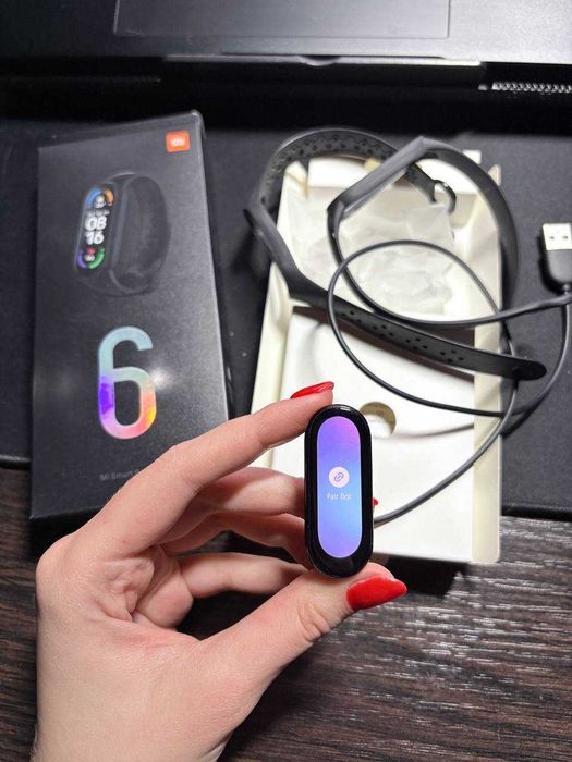 Фітнес трекер браслет Xiaomi Mi smart band 6 оригінал повний комплект