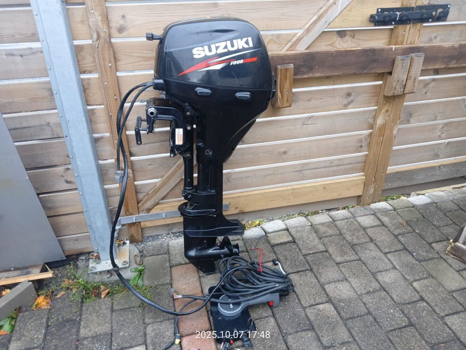Silnik zaburtowy Suzuki 9.9 + Manetka / El. Rozrusznik /