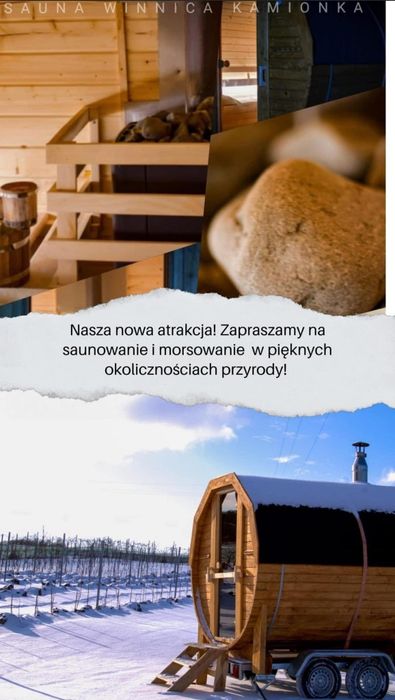 Sauna ogrodowa mobilna drewno gratis