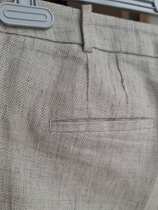 Zara Komplet 2częściowy marynarka i spodnie garnitur damski 36 szary l