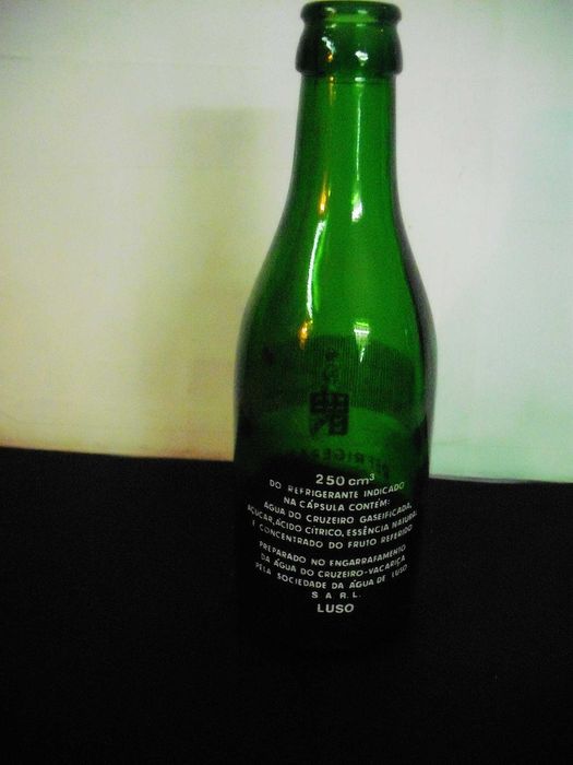 Garrafa antiga dos Refrigerantes Cruzeiro - Pirogravada