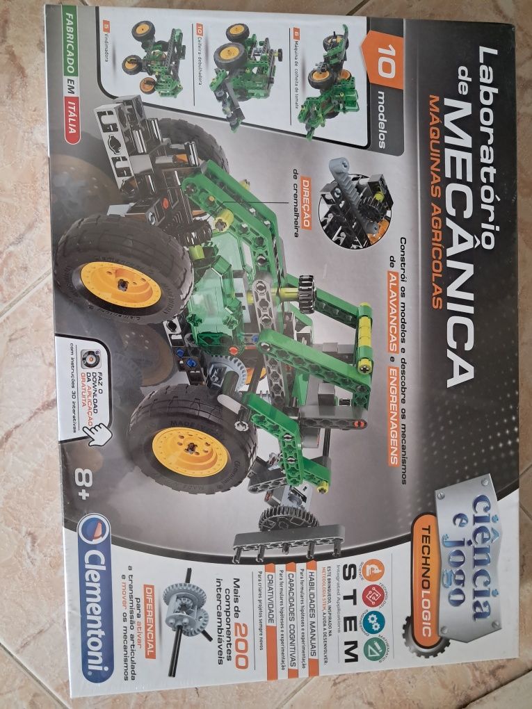 Jogo Ciência Modelos Laboratório de Mecânica Clementoni