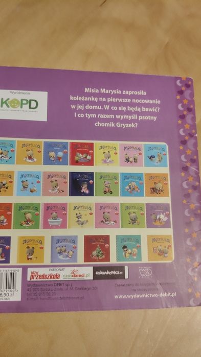 Książeczka Marysia i nocowanko