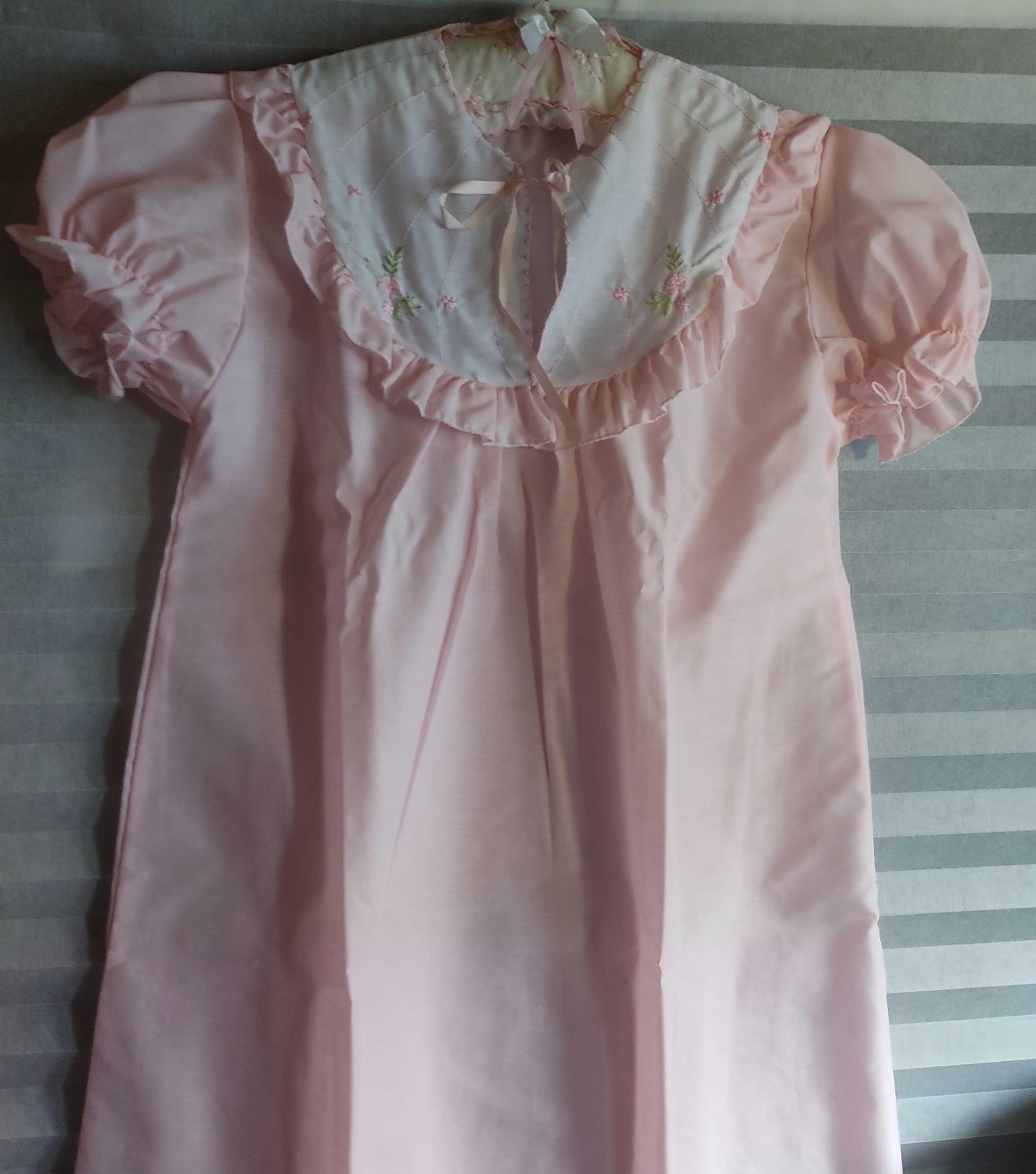 Camisa de Noite Rosa Tamanho 50