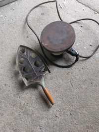 Stara grzałka elektryczna plus podstawka na żelazko
