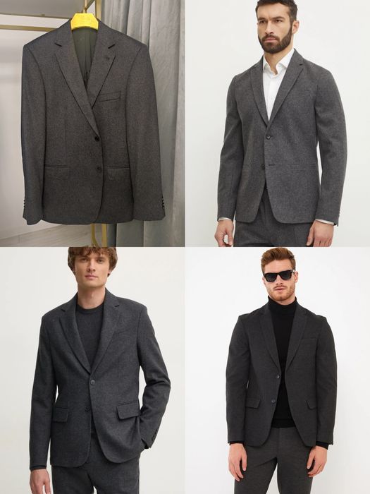 Karl Lagerfeld Вовняний шерстяний піджак блейзер Л-ХЛ