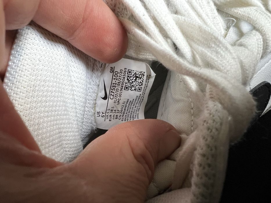 Кеди Nike Blazer Mid GS 'White Black' CZ7531-100 Розмір 38.5 на 24 см