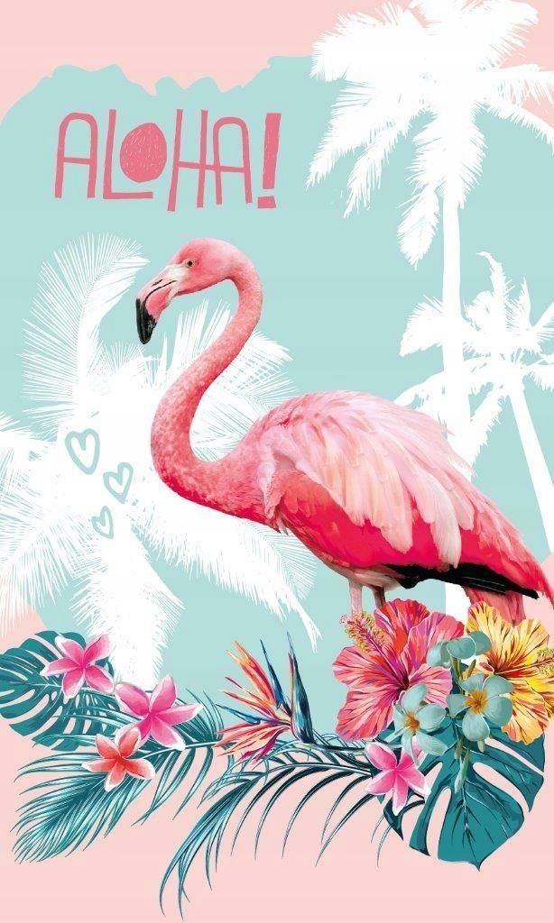 Ręczniczek do przedszkola 30x50 Flamingi Aloha