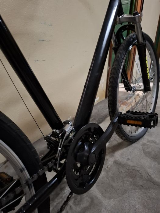 Bicicleta c/ câmara furada