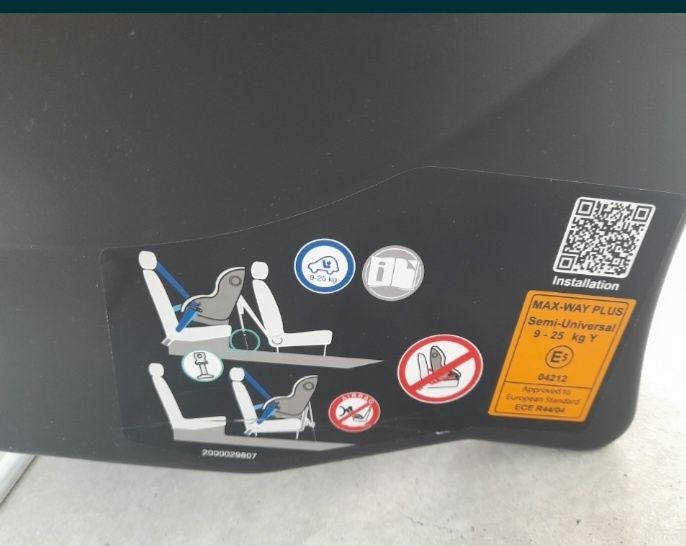 Fotelik samochodowy Britax Max Way Plus