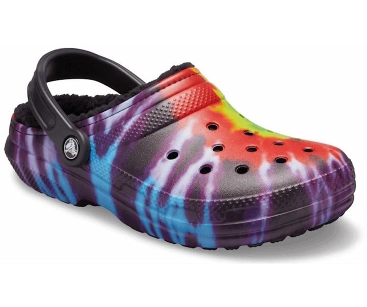 Crocs casual sport Крокси утеплені з хутром кольорові