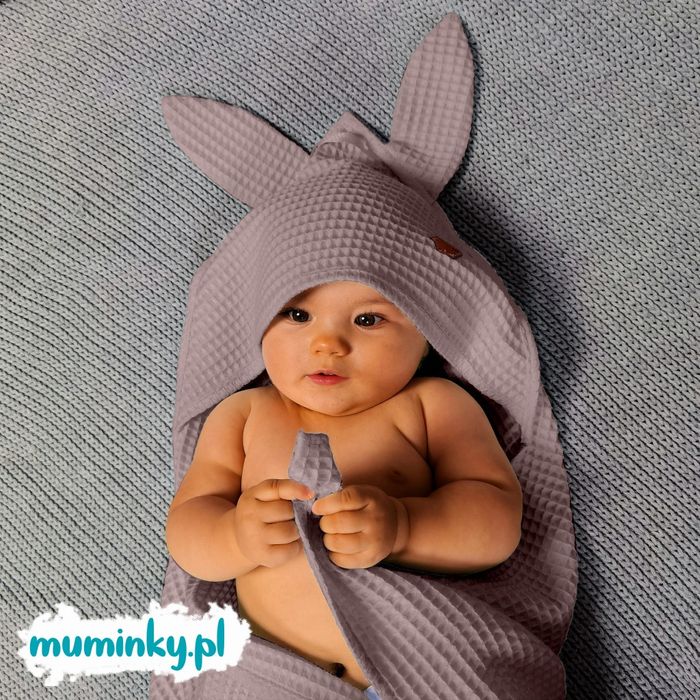 MUMINKY  Ręcznik  dziecięcy waflowy 100x100