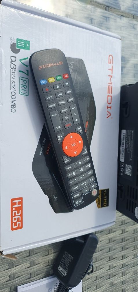Dekoder DVBT Hevc GTMEDIA V7 Pro odbiornik satelitarny