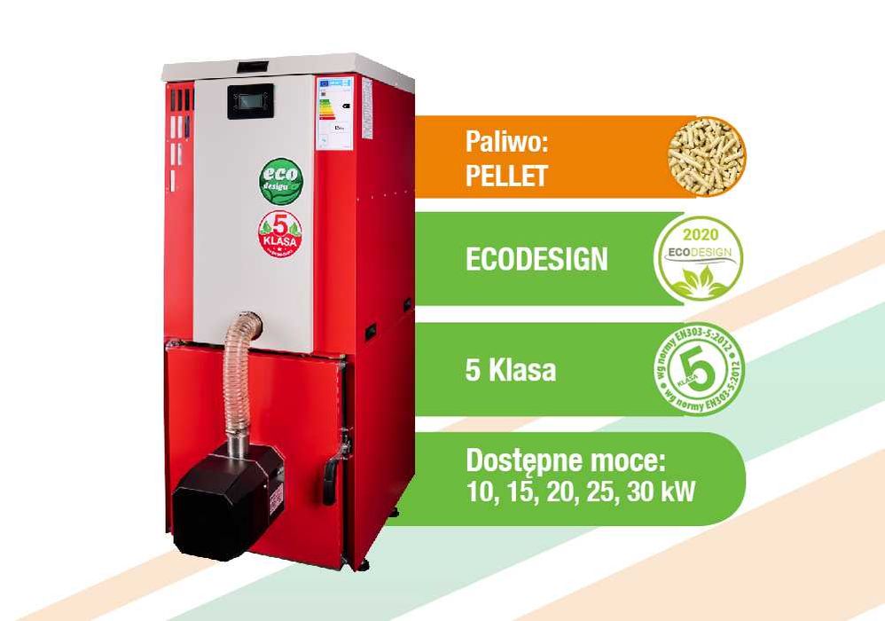 Kocioł SLIMET 10 kW na pellet  Lista ZUM Czyste Powietrze