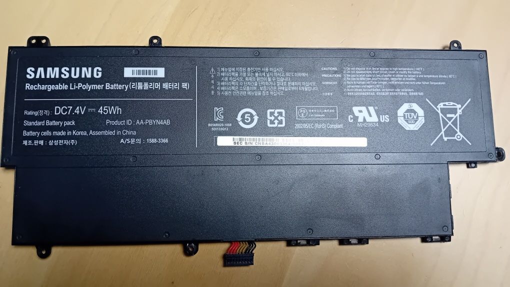 Samsung NP530U3C NP540U3C bateria do laptopa