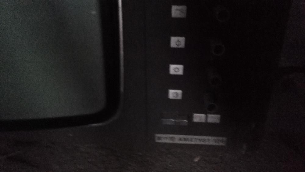 Telewizor lampowy czarno-biały Ametyst