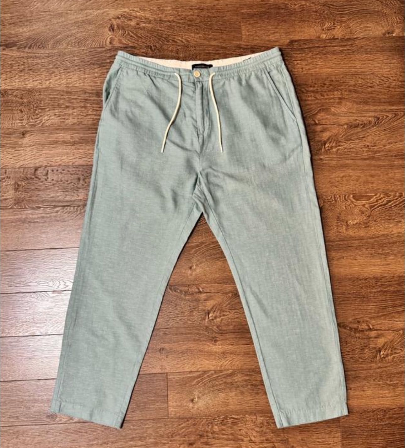 Брюки Scotch & Soda (коттон/лён).