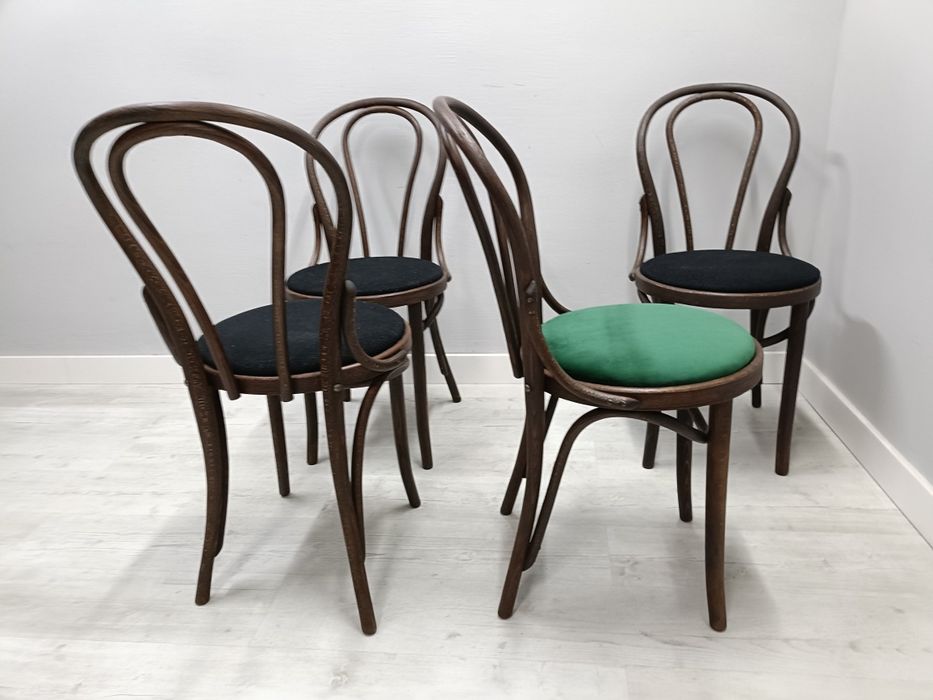 Krzesła gięte Thonet Fameg a18 Radomsko PRL