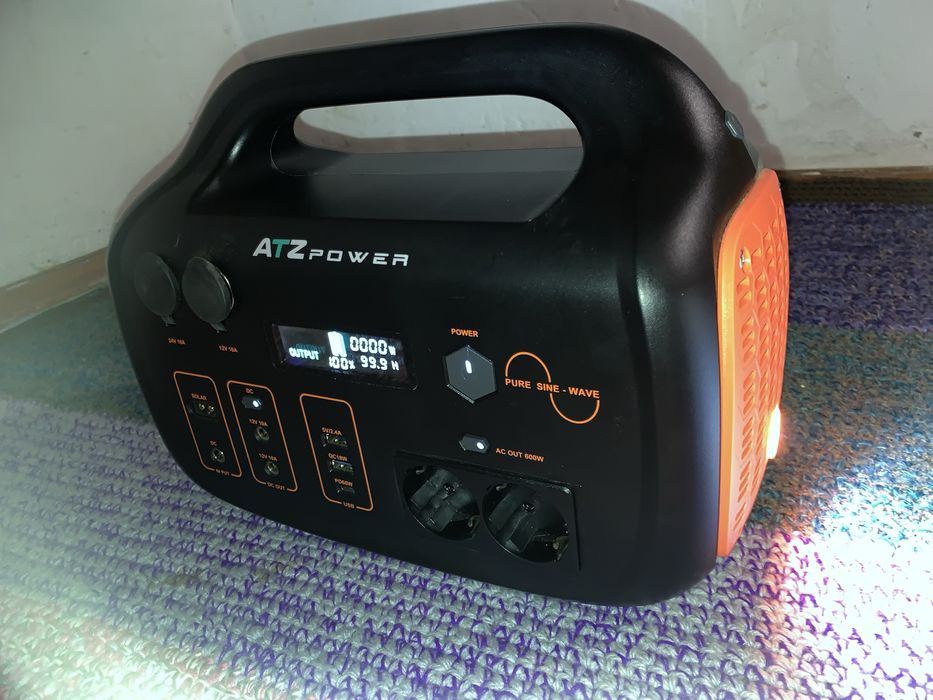 Нова зарядна станція ATZ Power 600W 642.6Wh