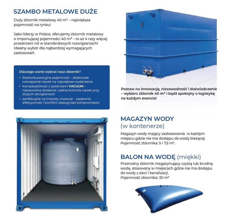 Kontener biurowy sanitarny wynajem na budowę toaleta przenośna WC