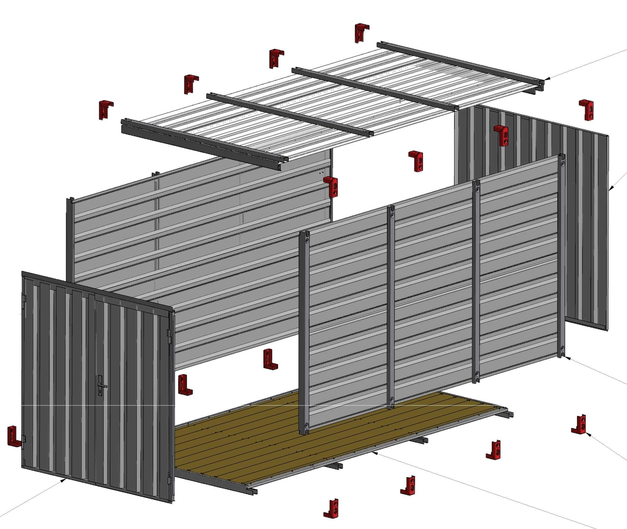 Contentor obras Storage container Maritimo