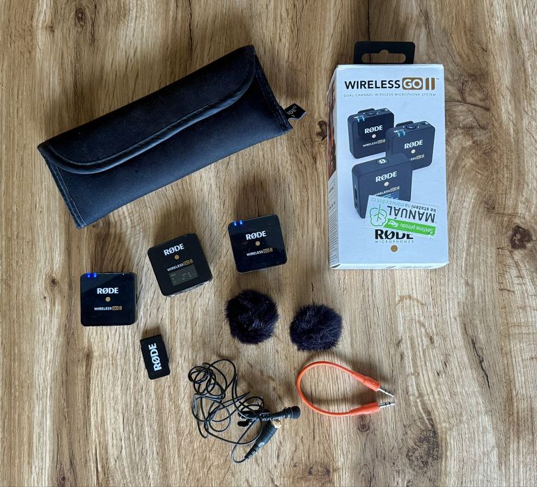 Mikrofony bezprzewodowe RODE Wireless GO II + gratis