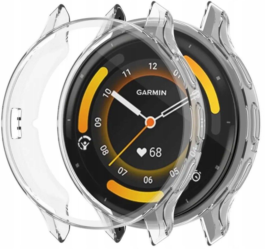 Etui Silikonowe z Ochroną Wyświetlacza 2w1 do Garmin Venu 3