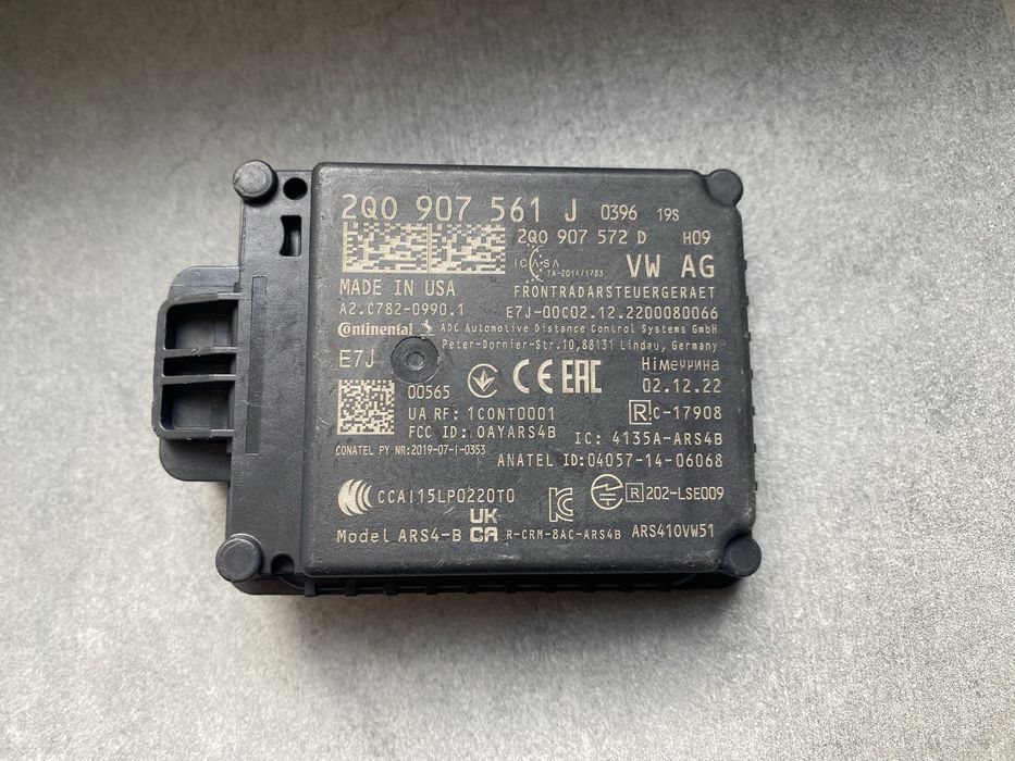 Радар дістронік vw audi skoda seat Внаявності 2Q0907561C 2Q0907572M