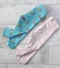 Legginsy 2 sztuki dwupak r. 80 80/86 H&M M&S