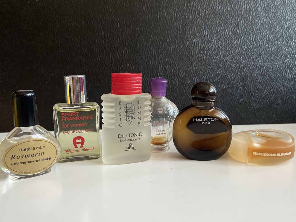Zestaw perfum, Rosmarin, Jil Sander, Halaton, 1900, Vichy, Aigner 6 sz