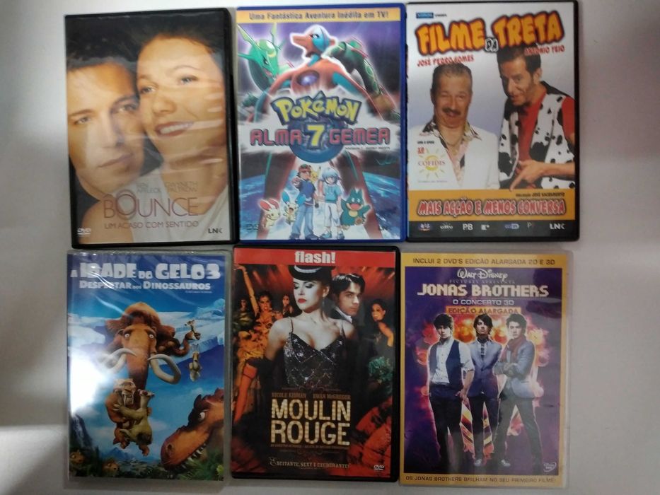 Filmes DVD e VHS - usados e novos - 1€ e 2€