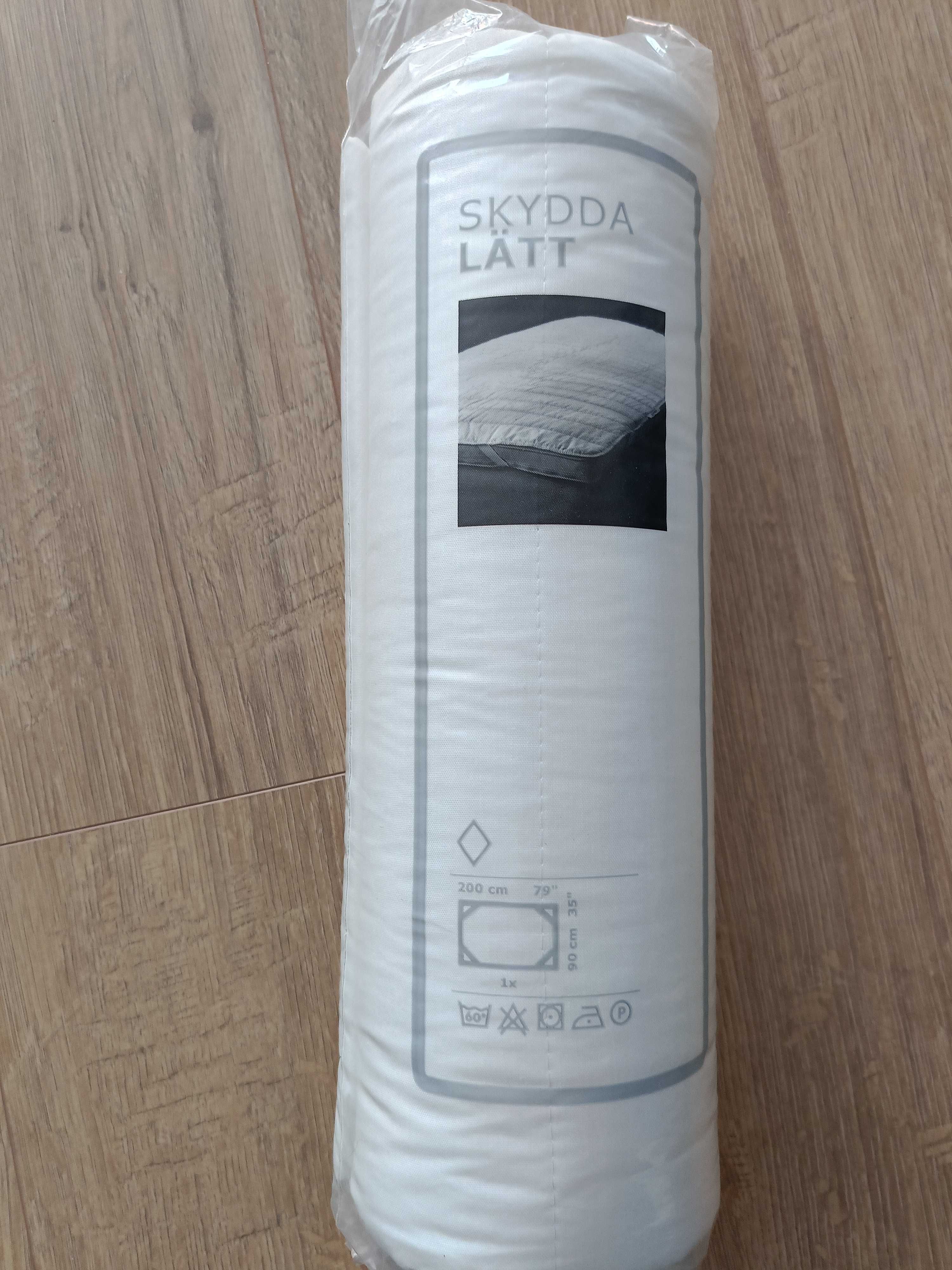 Podkład na łóżko Ikea skydda latt z gumką na materac 90x200