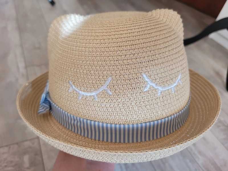H&M Nowy kapelusz 6-7 lat kotek