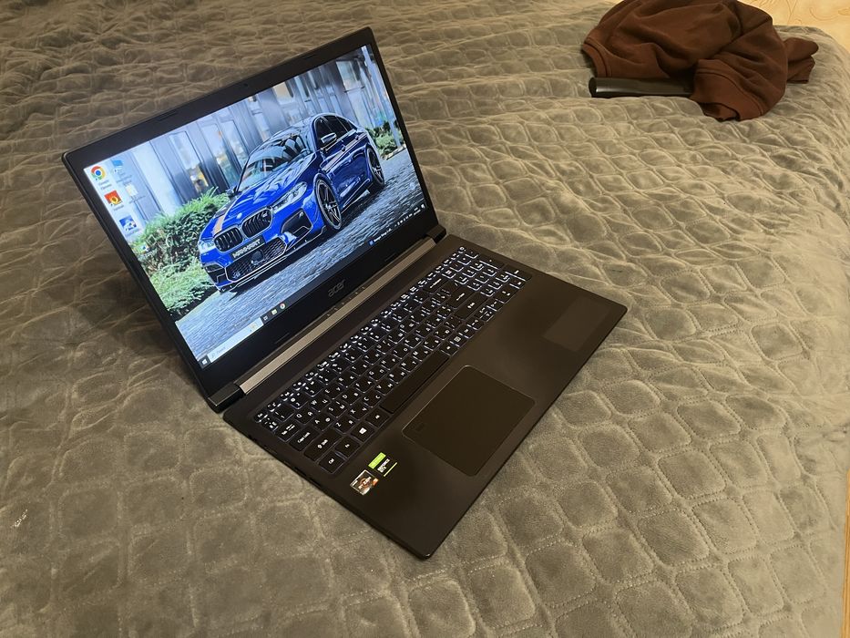 Потужний ігровий ноутбук Acer Aspire 7 (Ryzen 5, GTX1650Ti 4 GB GDDR6)