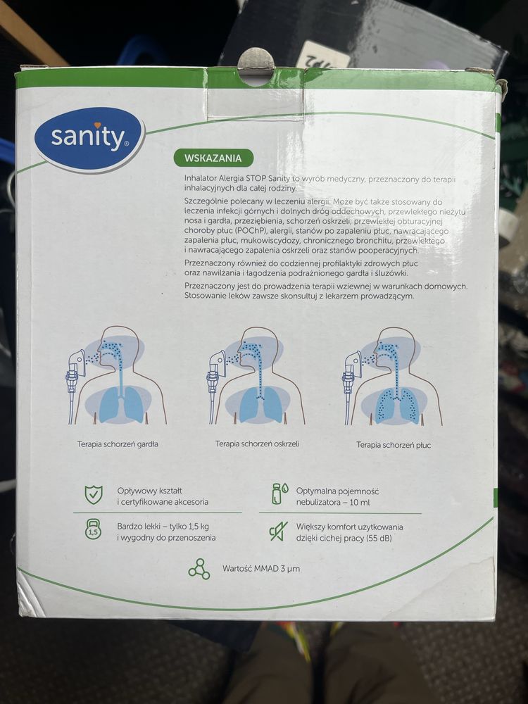 Inhalator sanity Alergia Stop