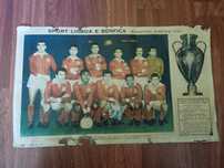 Poster do Benfica bicampeão europeu 1962