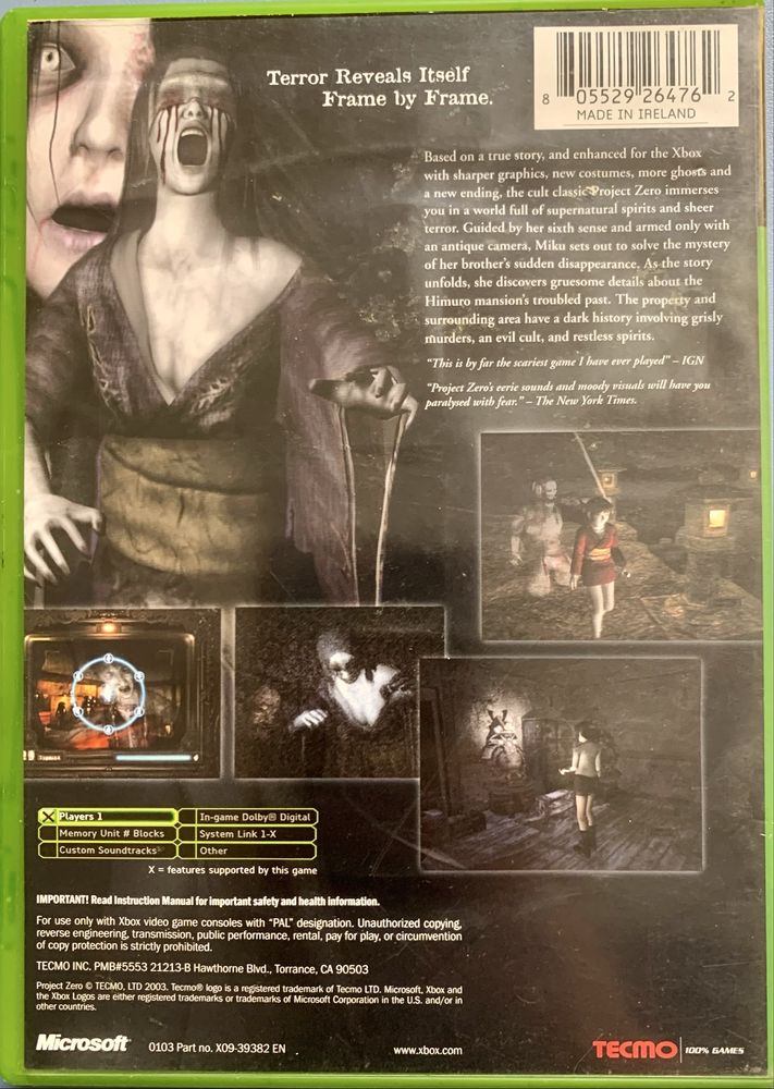 Project Zero Xbox