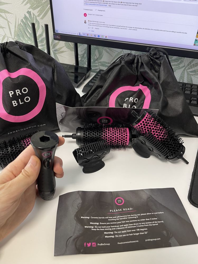 Бігуді ProBlo CurlME Deluxe Build Your BLO - 12 Brush Barrels