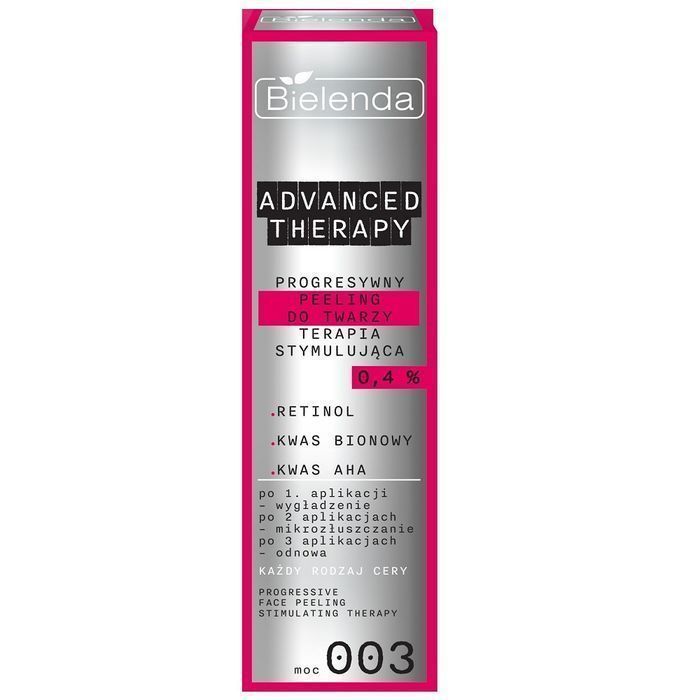 Bielenda  progresywny peeling do twarzy terapia stymulująca 0.4% 30ml