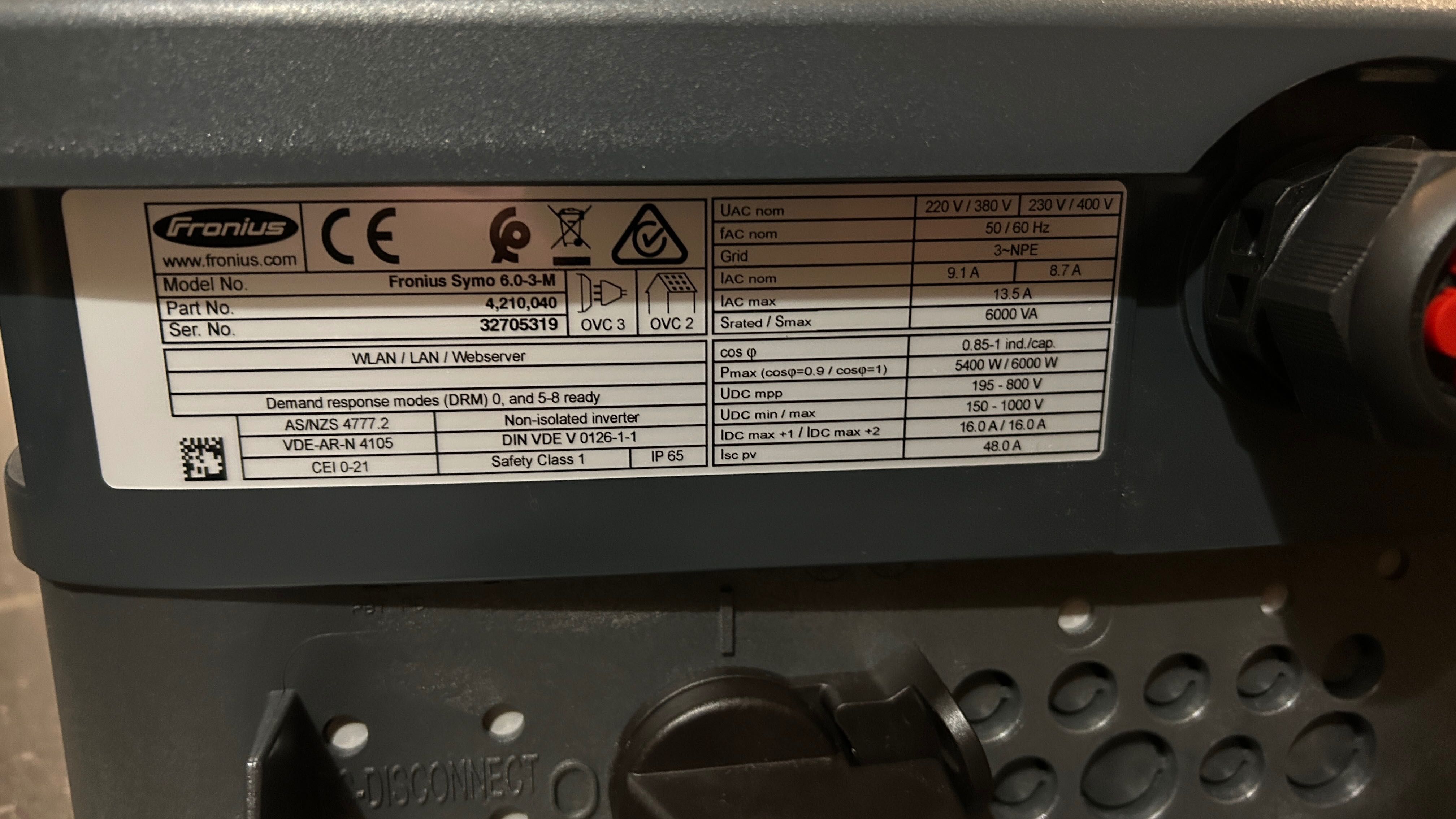 Falownik 7 lat gwarancji Fronius Symo 6.0-3-M Inwerter 6 kw 6kW