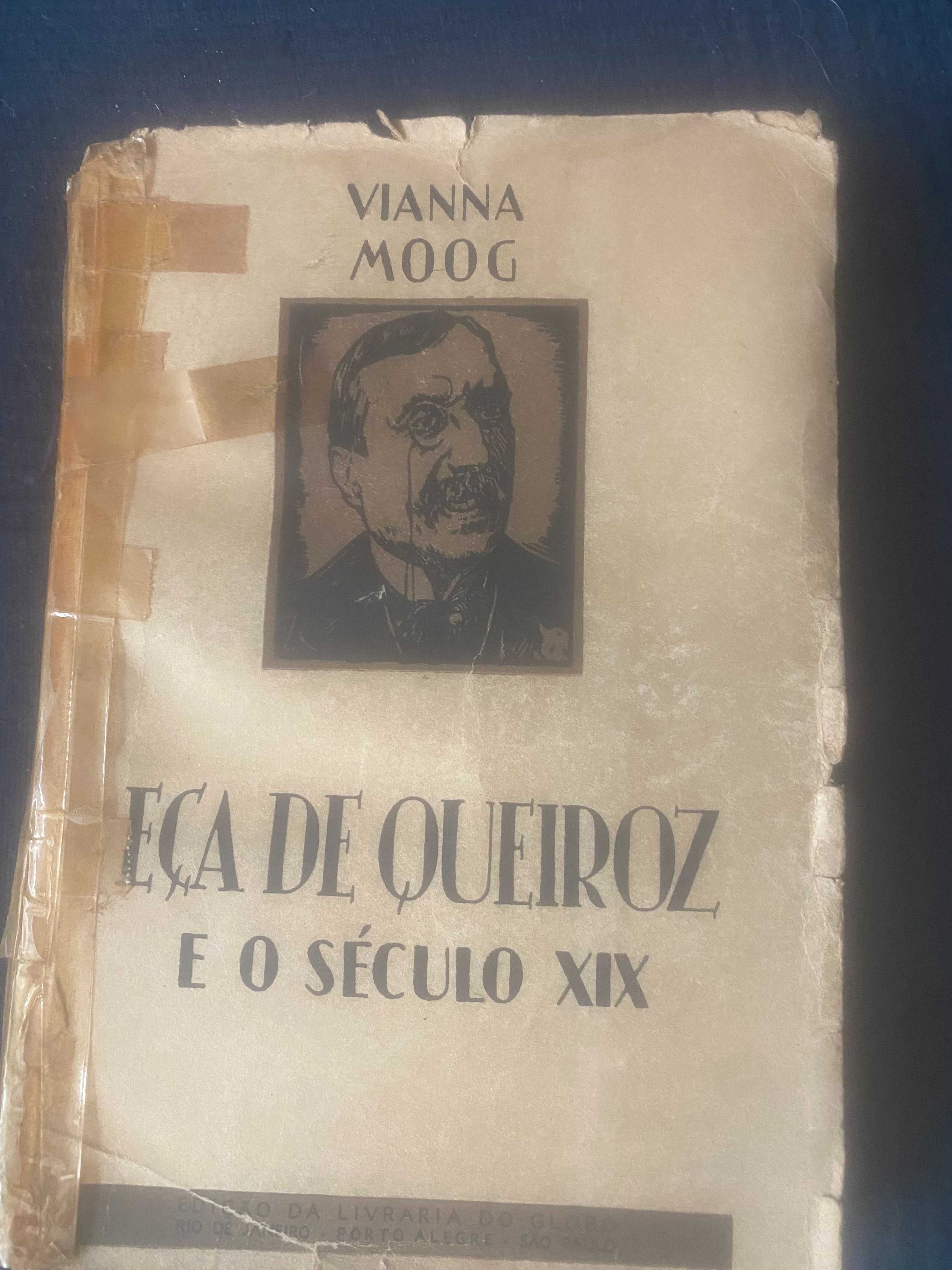 livro Eça de Queiroz e o seculo XIX Vianna Moog