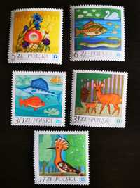 Znaczki pocztowe obrazy zwierzęta 1982r.