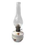 Lampa naftowa porcelana PRL