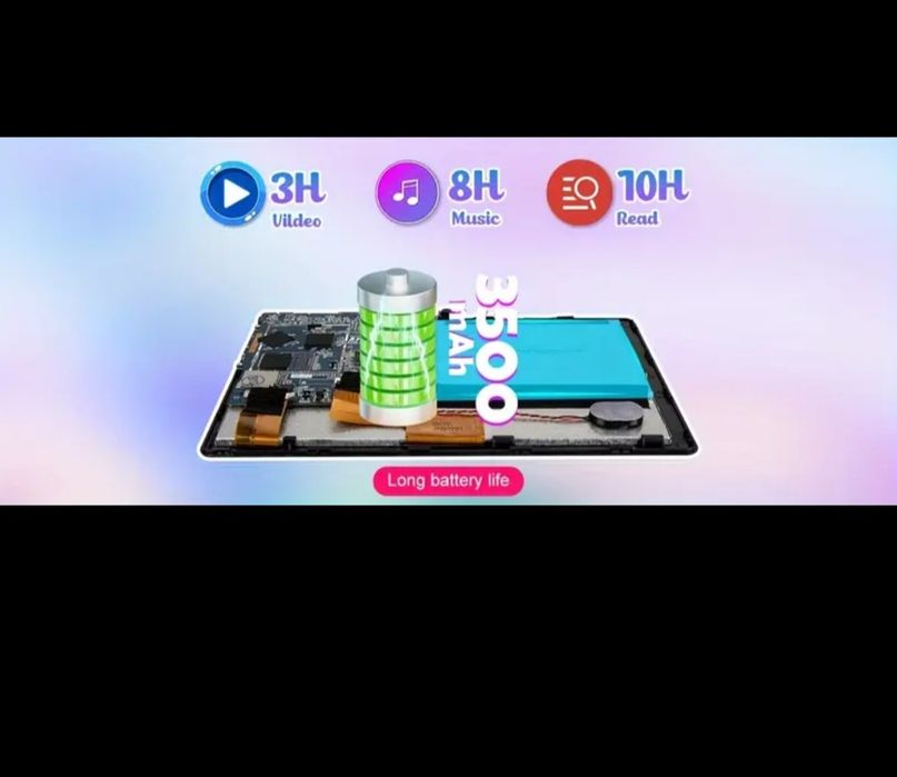 планшет, 32 ГБ ПЗП, 2 ГБ ОЗУ, Android 11.0 з Wi-Fi 2.4G, ек