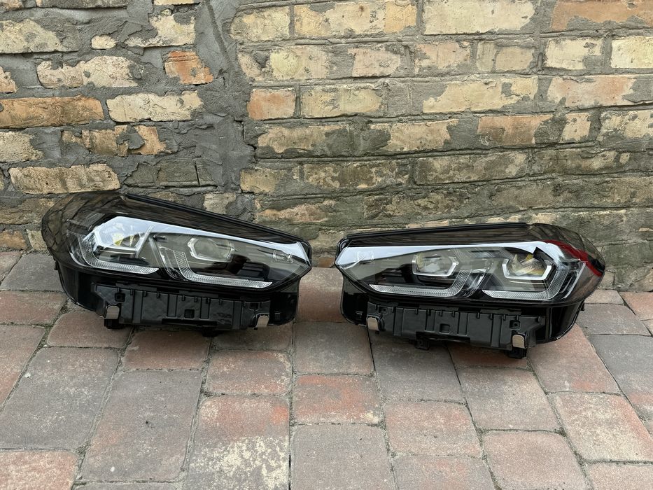 Фари bmw g01 g02 x3 x4 lci adaptive led shadow line