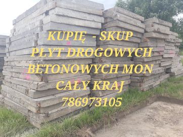 SKUP - Płyty drogowe betonowe MON Cały Kraj