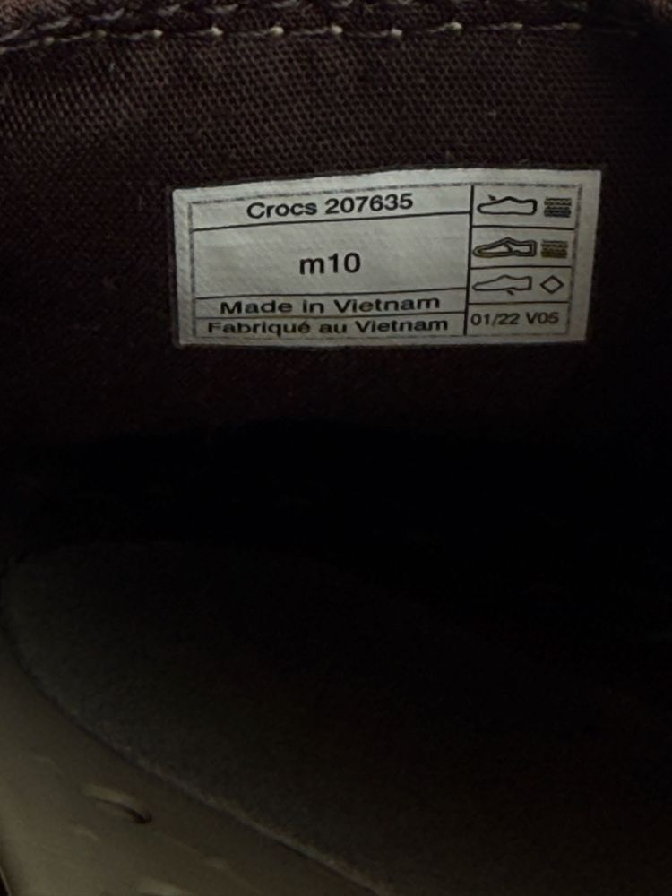 Мокасіни фірми крокс, crocs