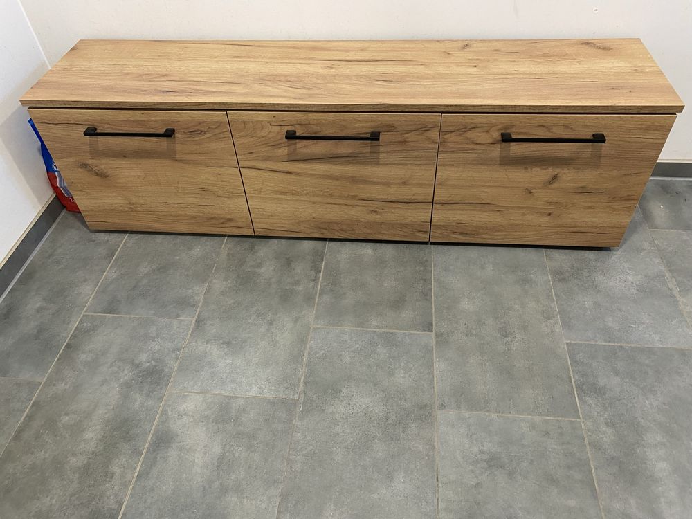Maroko szafka na buty stojąca do przedpokoju dab artisan 150 x 44 x 33