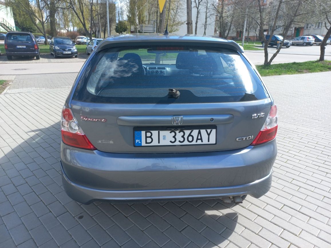 Honda Civic *Sport *2004r klima *kamera cofania * 250tys.km